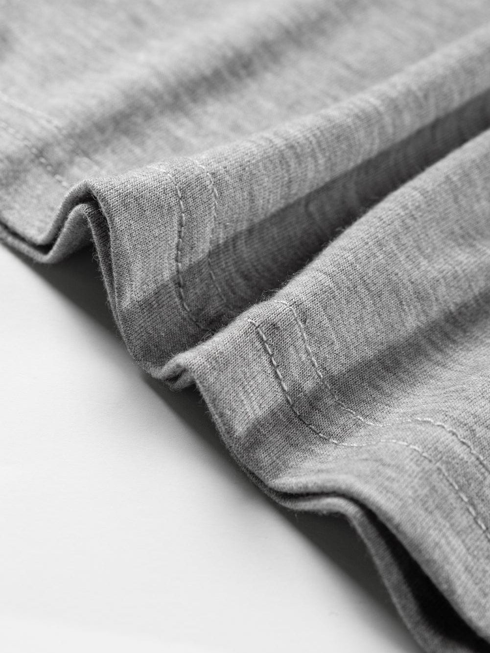 Light Gray Pleated Puff Sleeve Knit Top