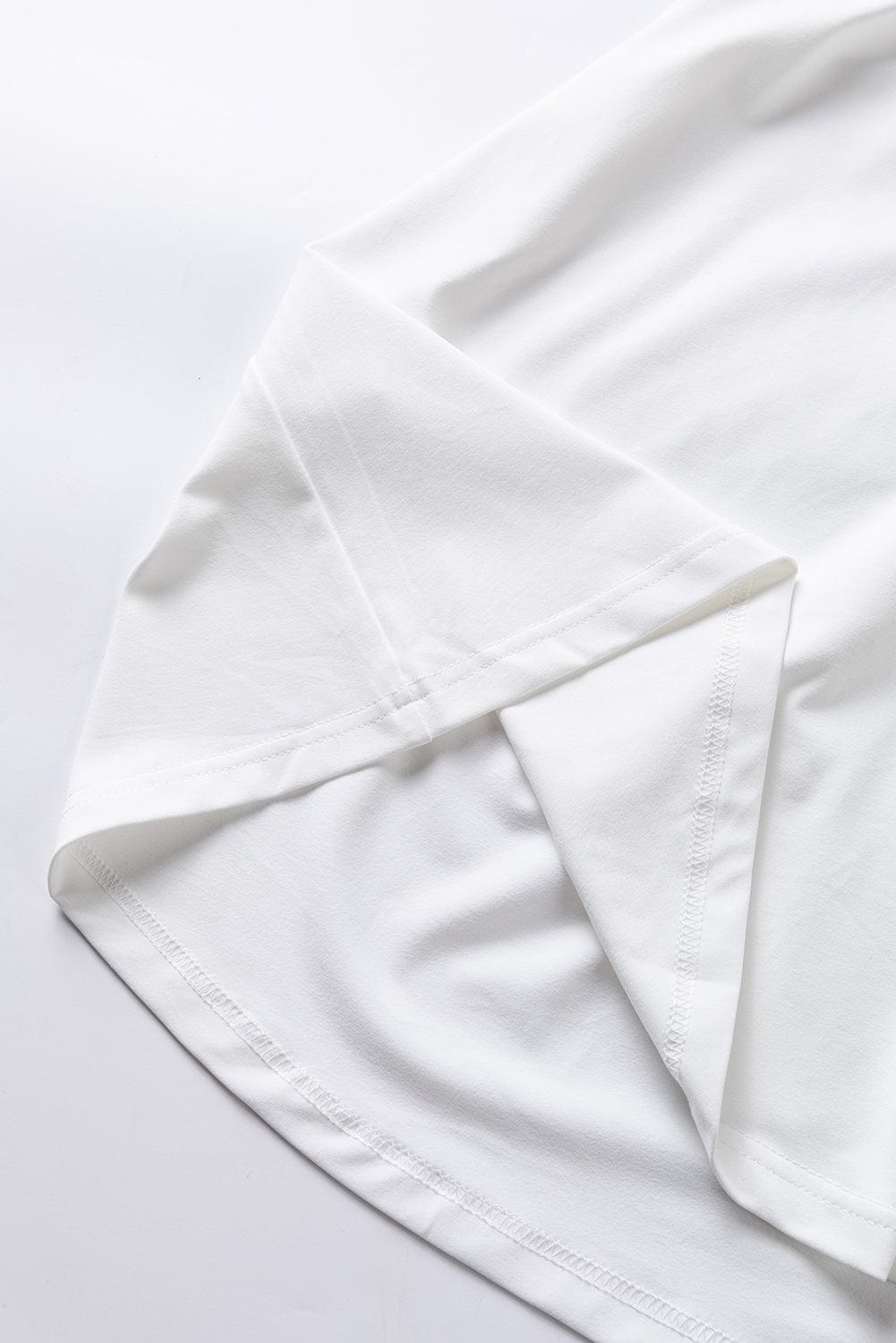 Long Sleeve V-Neck Solid Strapless Split Dress