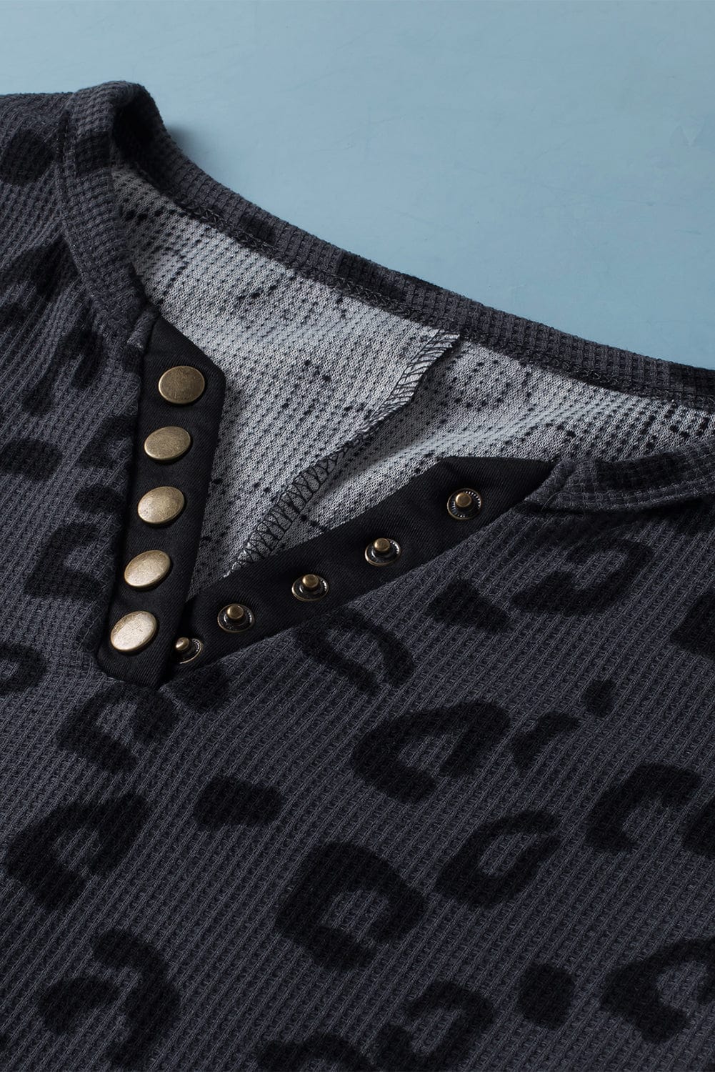 Loose Leopard Print Crew Neck Short Sleeve Dress