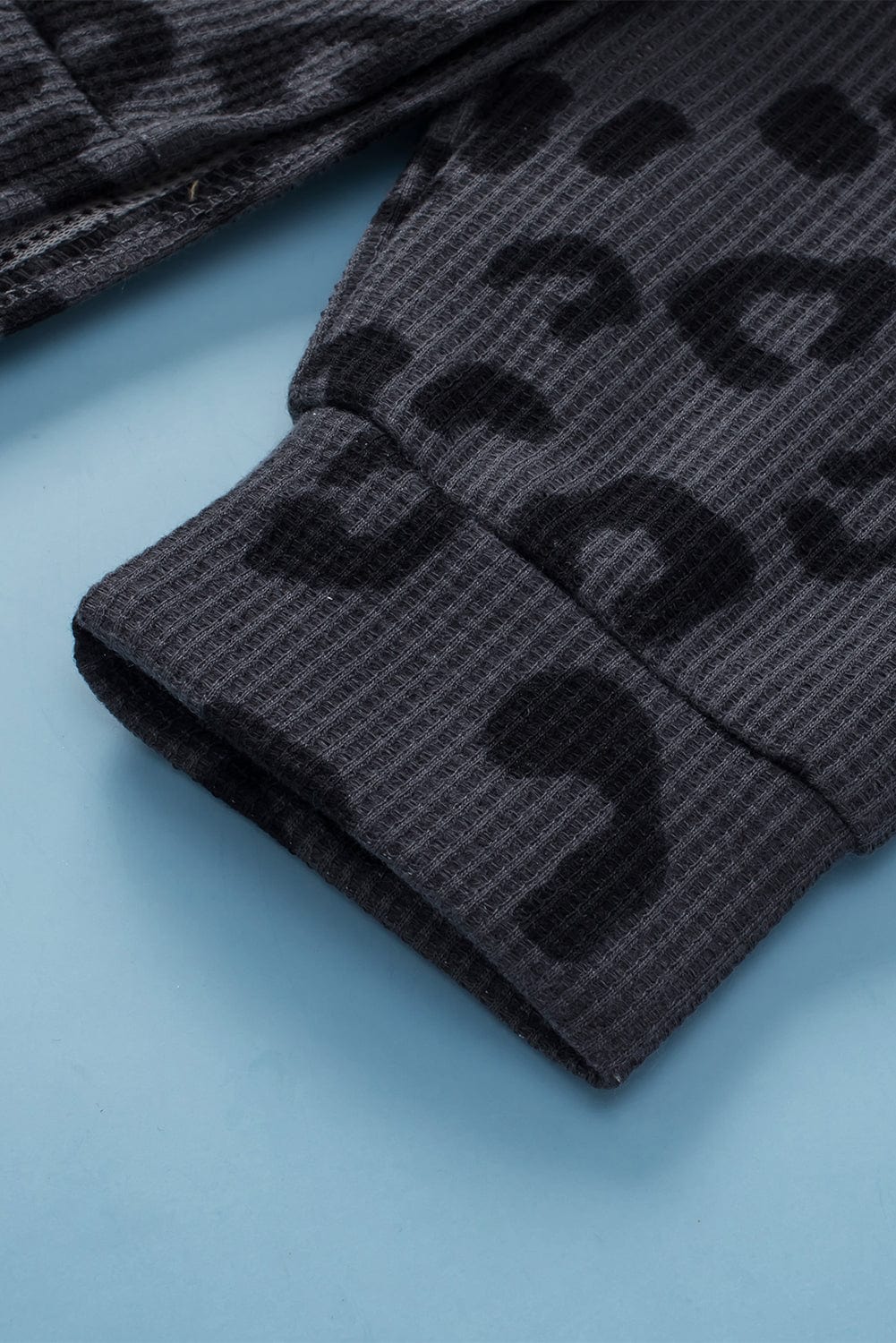 Loose Leopard Print Crew Neck Short Sleeve Dress