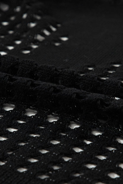 Loose Solid Twist Knit Casual Cardigan