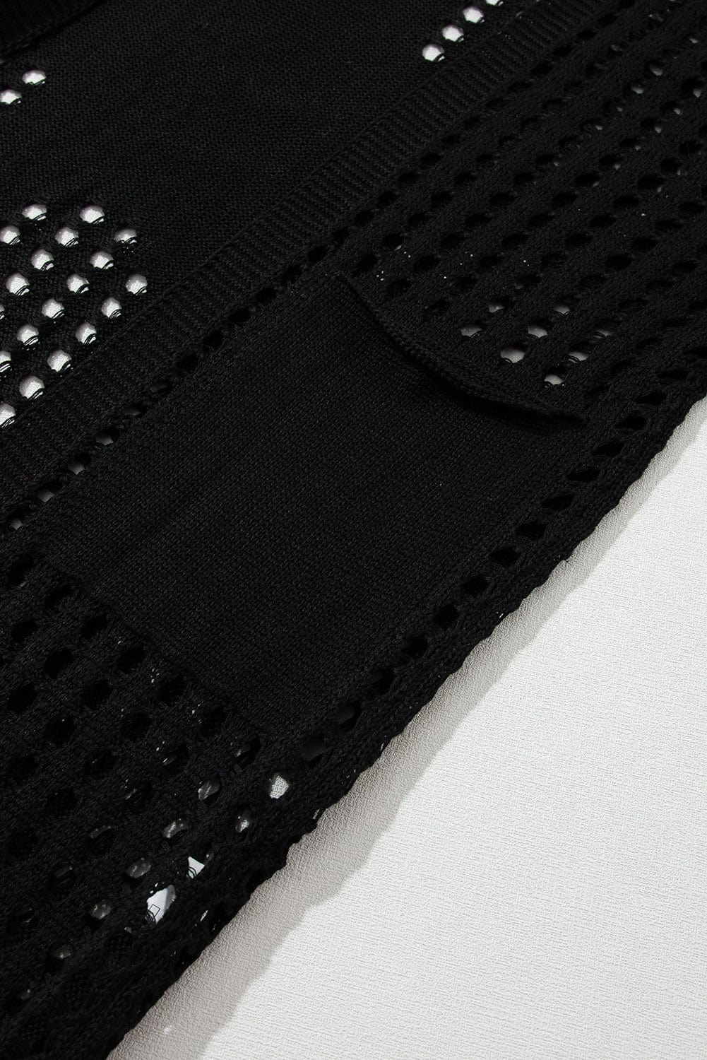 Loose Solid Twist Knit Casual Cardigan