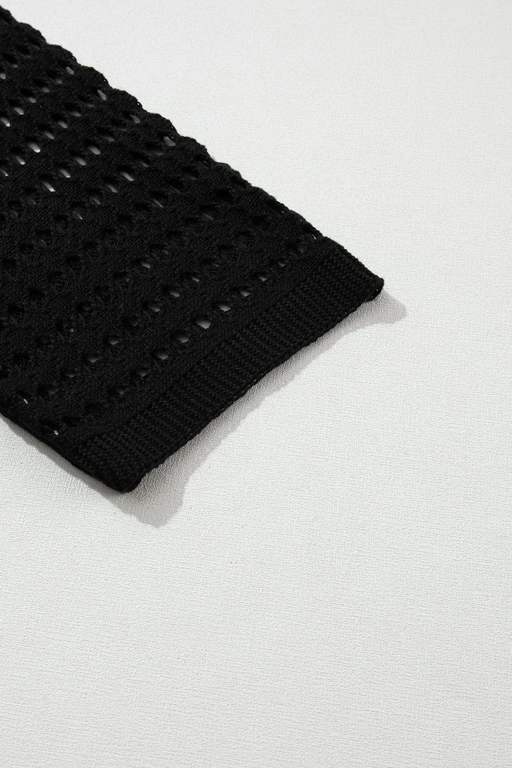 Loose Solid Twist Knit Casual Cardigan