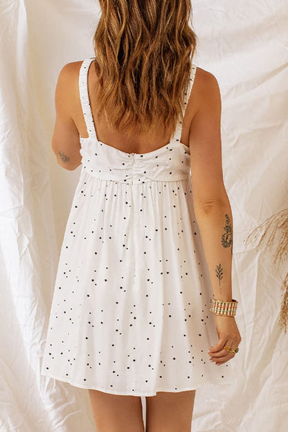 Lovestruck Starlet Print Ruched Mini Dress