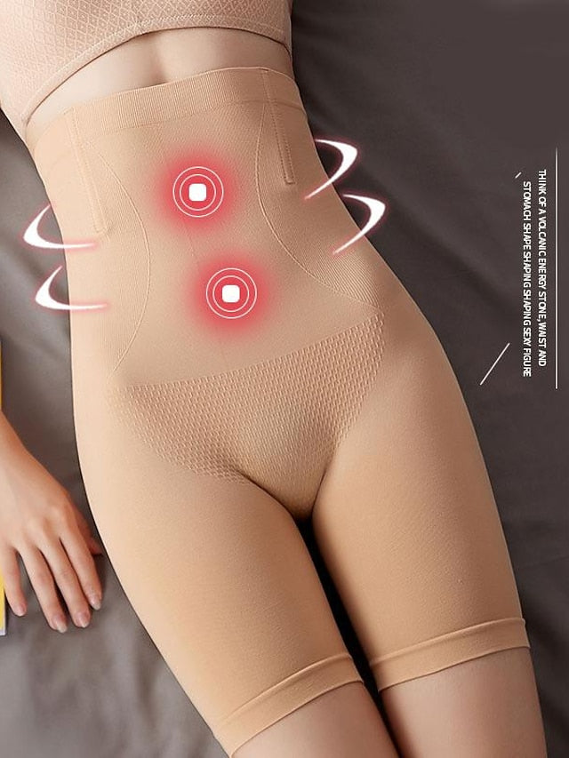 abdominal underwear women shaping high waist and hip shaping slimming volume autumn winter summer corset boxer safety pants thin section - LuckyFash™