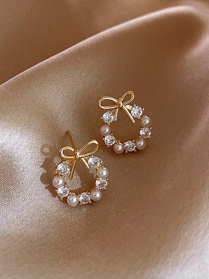 Women's Earrings Fashion Street Ribbon bow Earring - LuckyFash™