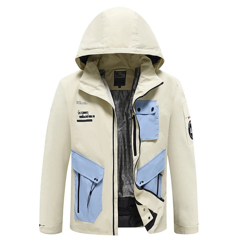 Men's Women's Ski Jacket Outdoor Winter Thermal Warm Windproof Breathable Hooded Windbreaker Winter Jacket for Skiing Camping / Hiking Snowboarding Ski