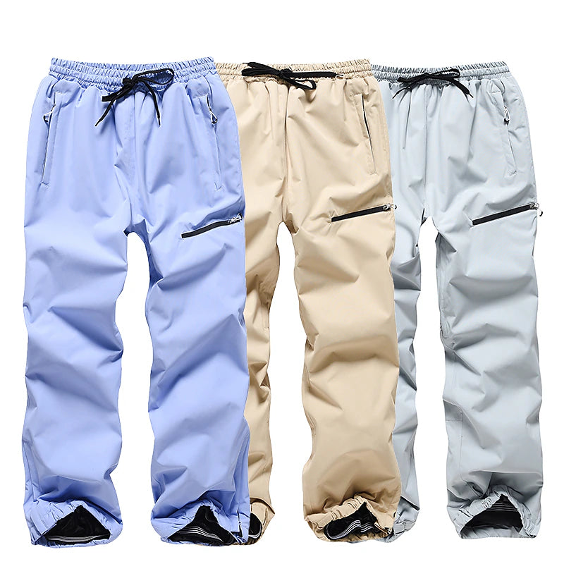 Men's Women's Ski / Snow Pants Outdoor Winter Anti-Slip Thermal Warm Windproof Breathable Bottoms for Skiing Snowboarding Ski Winter Sports