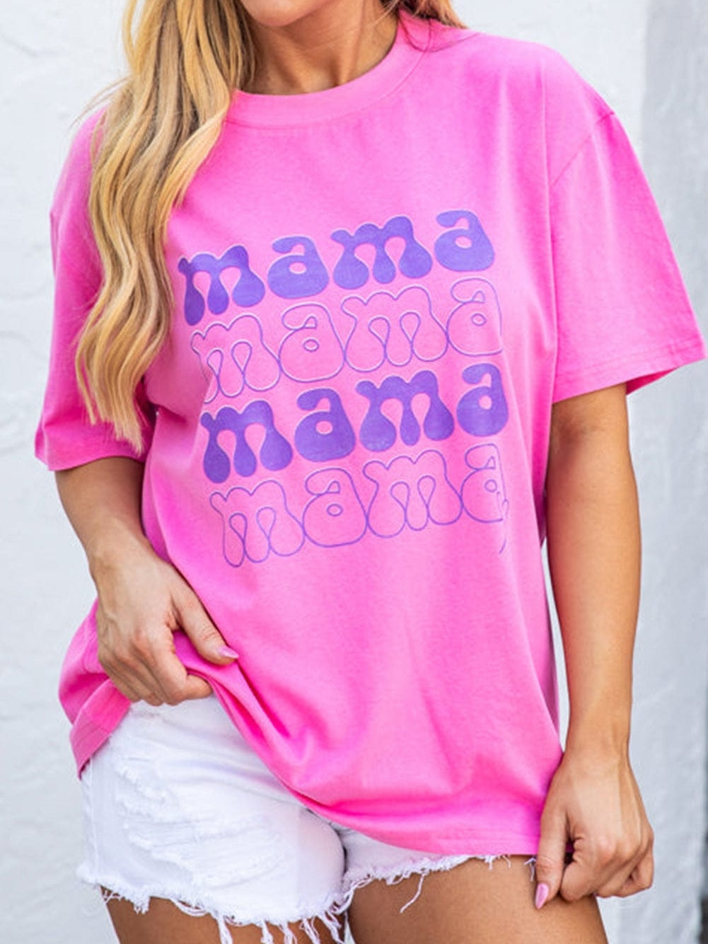 MAMA Bonbon Graphic Oversized Tee