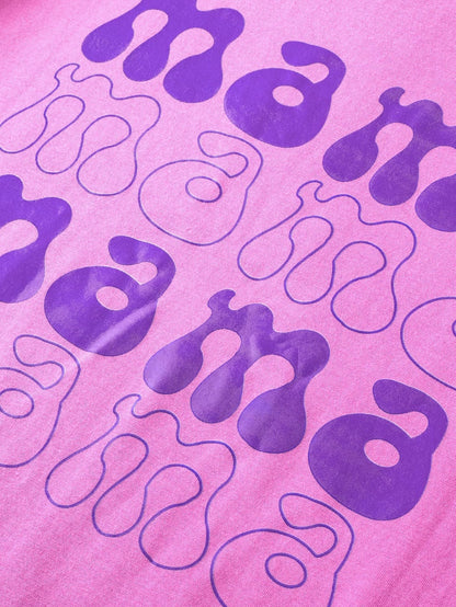 MAMA Bonbon Graphic Oversized Tee