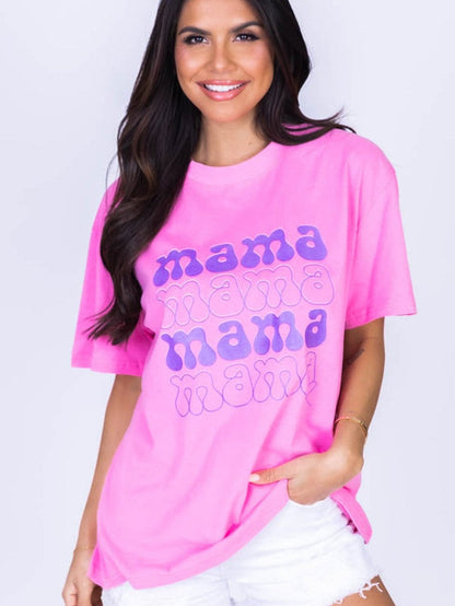 MAMA Bonbon Graphic Oversized Tee