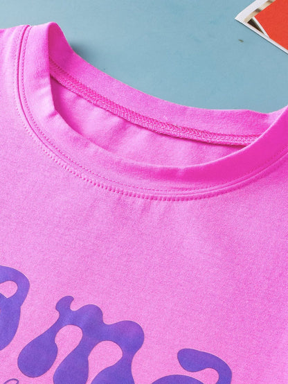 MAMA Bonbon Graphic Oversized Tee