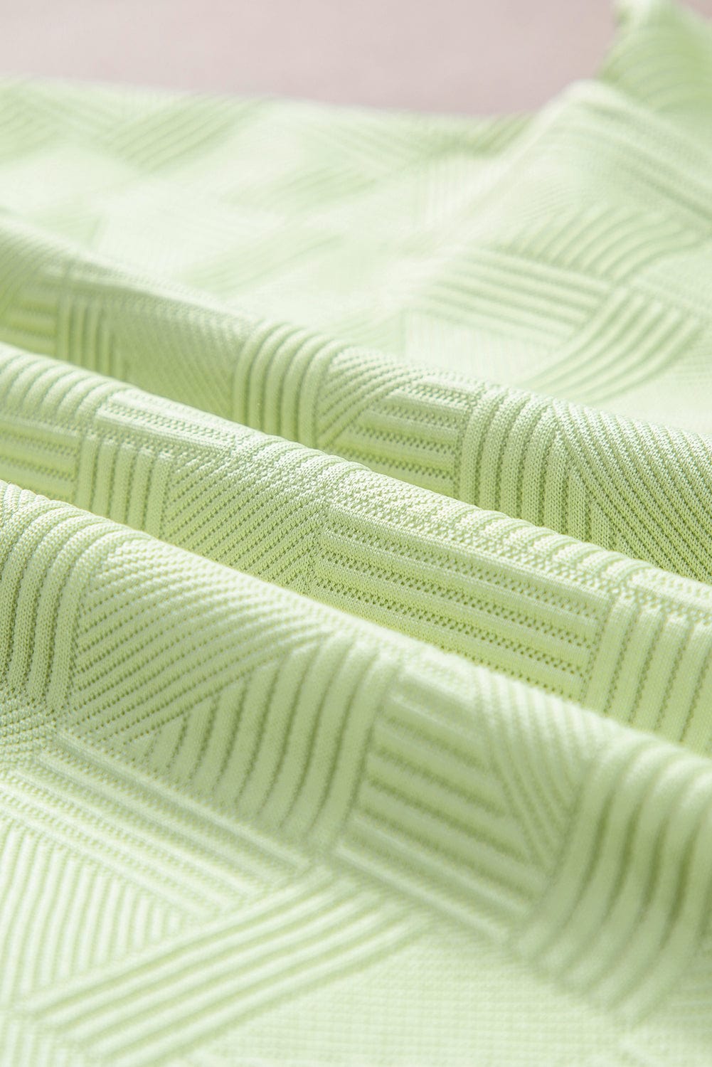 Meadow Mist Green Textured Hoodie and Shorts Co-ord Set