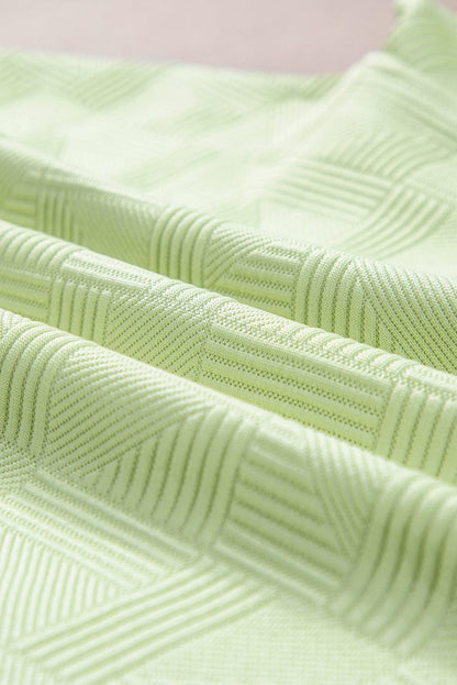 Meadow Mist Green Textured Hoodie and Shorts Co-ord Set