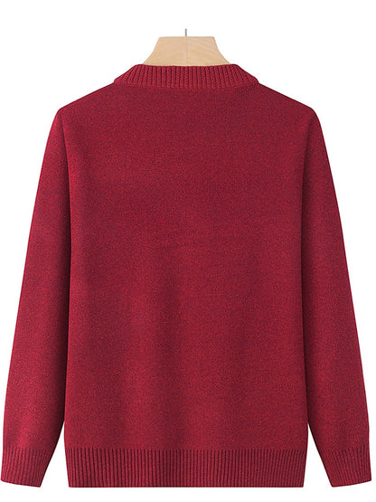 Women's Cardigan Sweater Crew Neck Ribbed Knit Polyester Button Pocket Fall Winter Outdoor Holiday Going out Stylish Casual Soft Long Sleeve Floral claret Grass Green Leather Pink XL 2XL 3XL