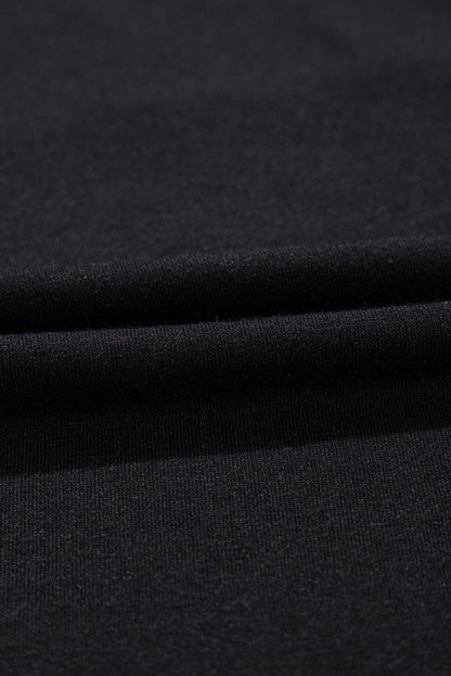 Midnight Pearls Twist Back Tee with Beaded Details