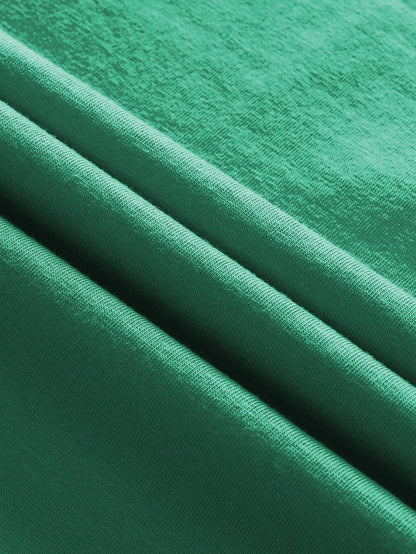 Mint Green Sleeveless Ruffled Tank Top with U Neckline