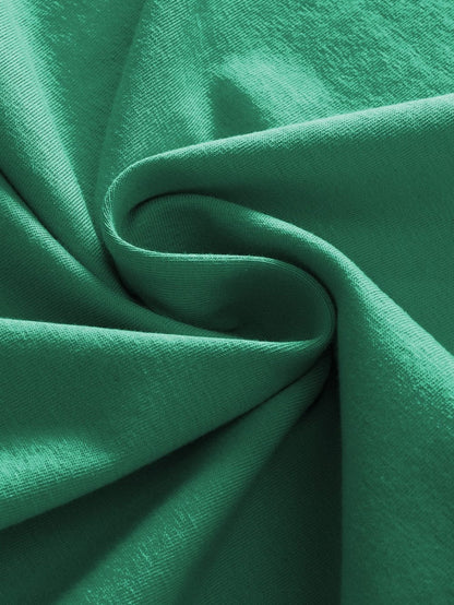 Mint Green Sleeveless Ruffled Tank Top with U Neckline