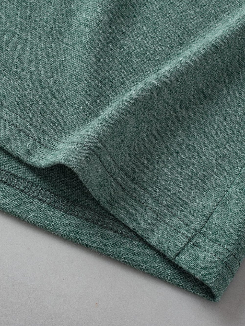 Misty Green Ruched V-Neck Sleeveless Tank Top