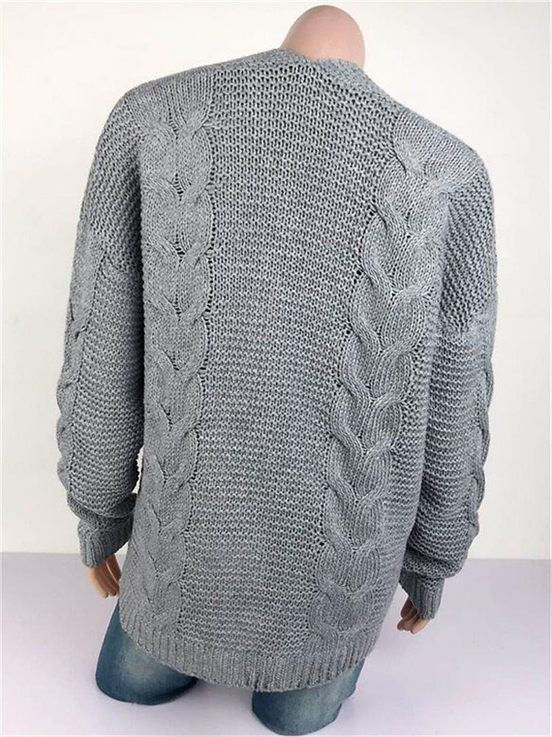 Women's Cardigan Knitted Solid Color Basic Casual Chunky Long Sleeve Loose Sweater Cardigans Hooded Open Front Fall Winter Wine Dusty Rose Gray