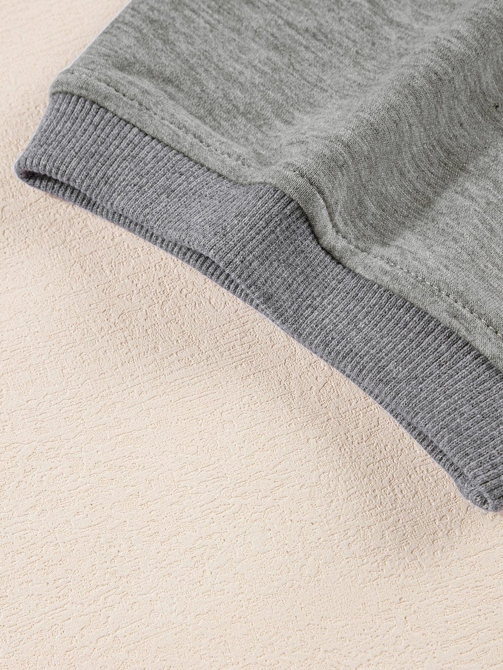 Modern Light Grey Oversized Split Pocket Tee with Exposed Seams