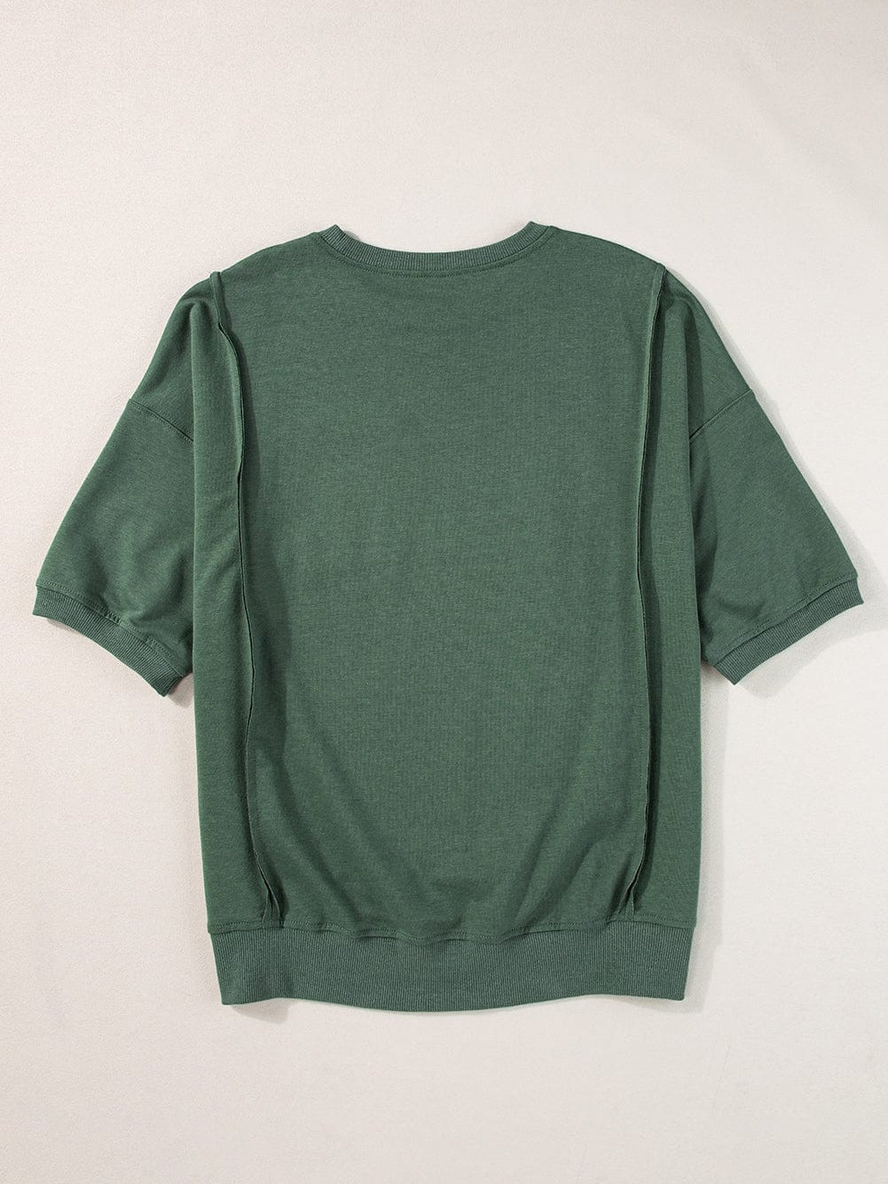 Modern Oversized Split Hem Pocket Tunic Top