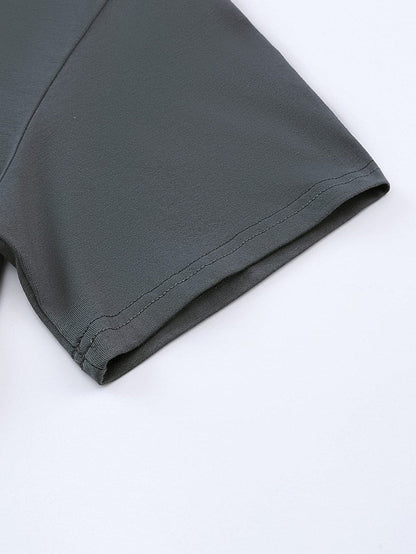 Musical Vibes Oversized Graphic Print Guitar Letter T-Shirt