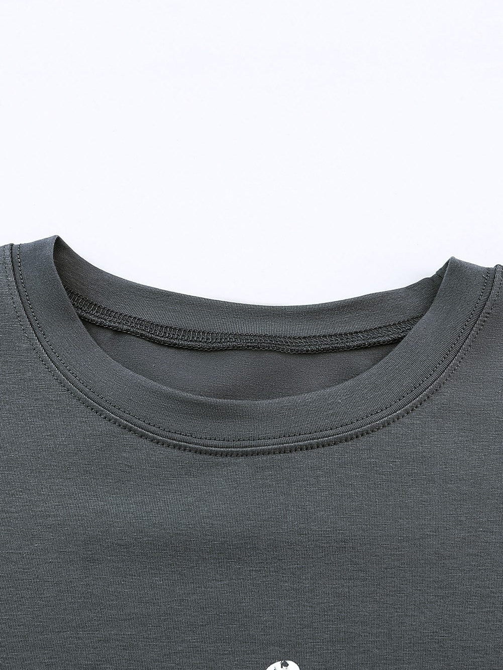 Musical Vibes Oversized Graphic Print Guitar Letter T-Shirt