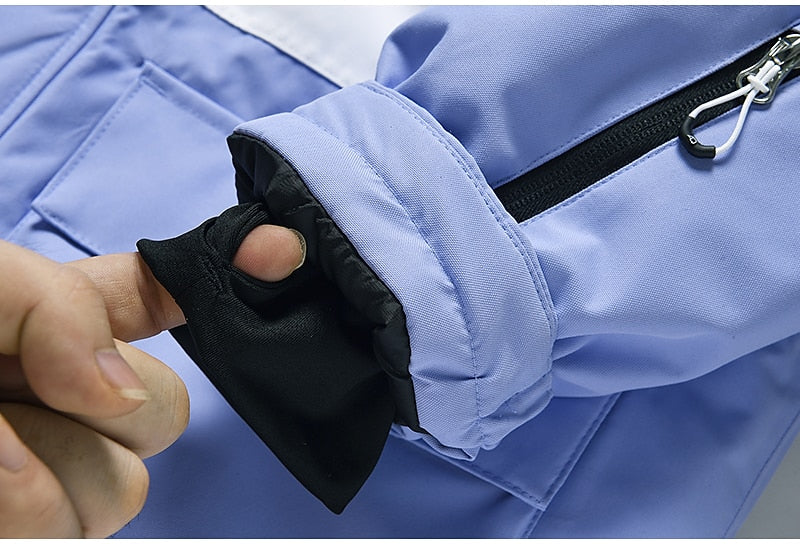 Men's Women's Ski Jacket Outdoor Winter Thermal Warm Windproof Breathable Windbreaker Winter Jacket for Skiing Camping / Hiking Snowboarding Ski