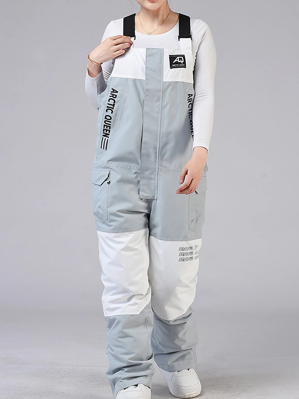 ARCTIC QUEEN Men's Women's Ski / Snow Pants Outdoor Winter Thermal Warm Waterproof Windproof Breathable Bib Pants Bottoms for Skiing Camping / Hiking Ski Winter Sports