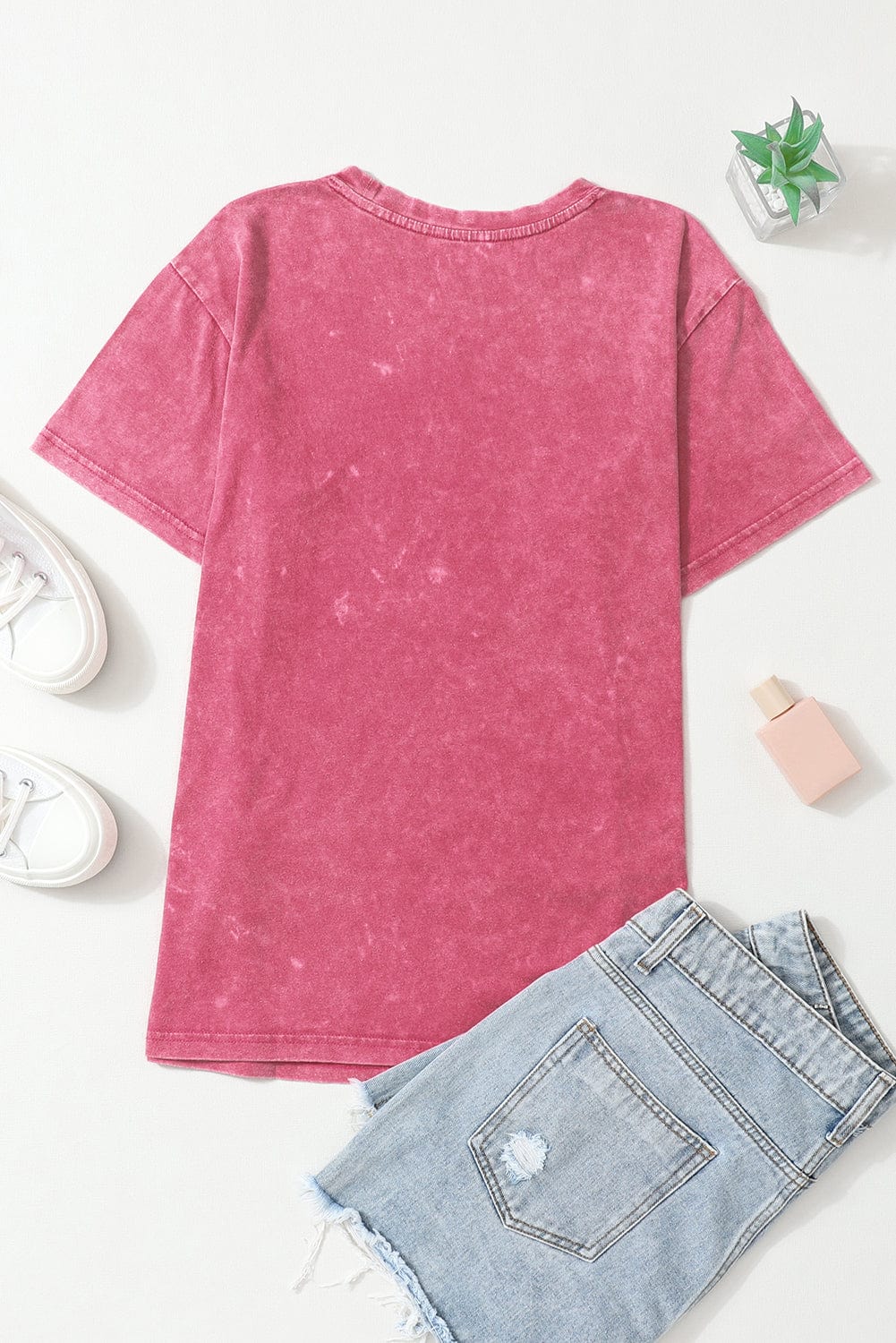 Nashville Vibes Red Graphic Tee for Music Lovers