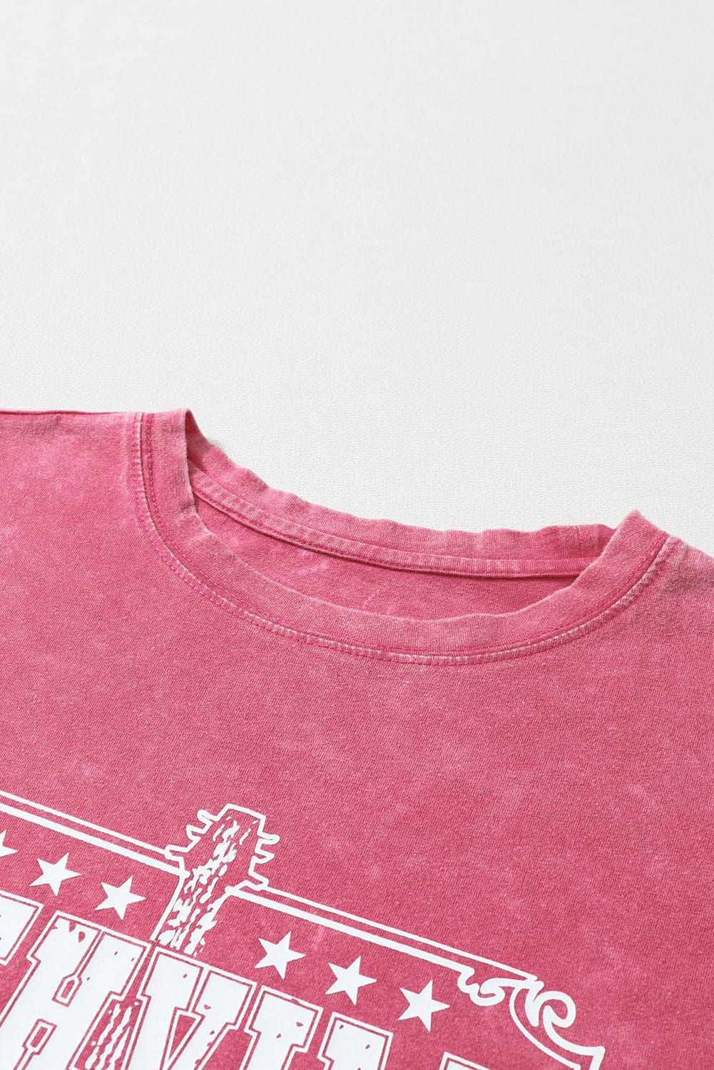 Nashville Vibes Red Graphic Tee for Music Lovers