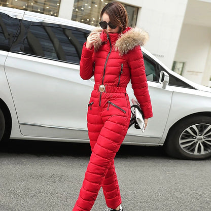 ski suit women one piece ski jumpsuit breathable snowboard jacket skiing pant sets bodysuits outdoor snow suit