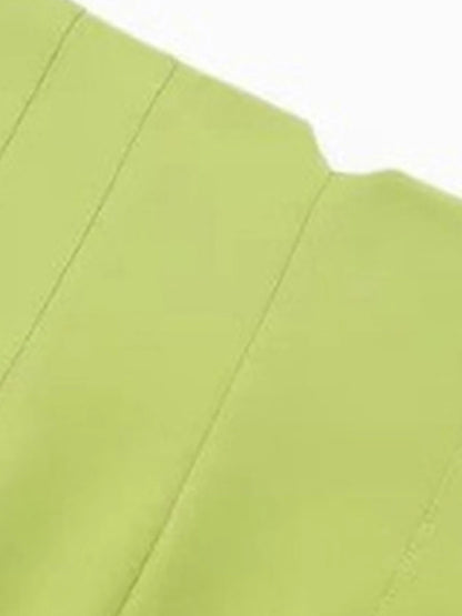 Women's Dress Pants Polyester Solid Color claret Orange red Fashion High Waist Full Length Office Street Fall Winter