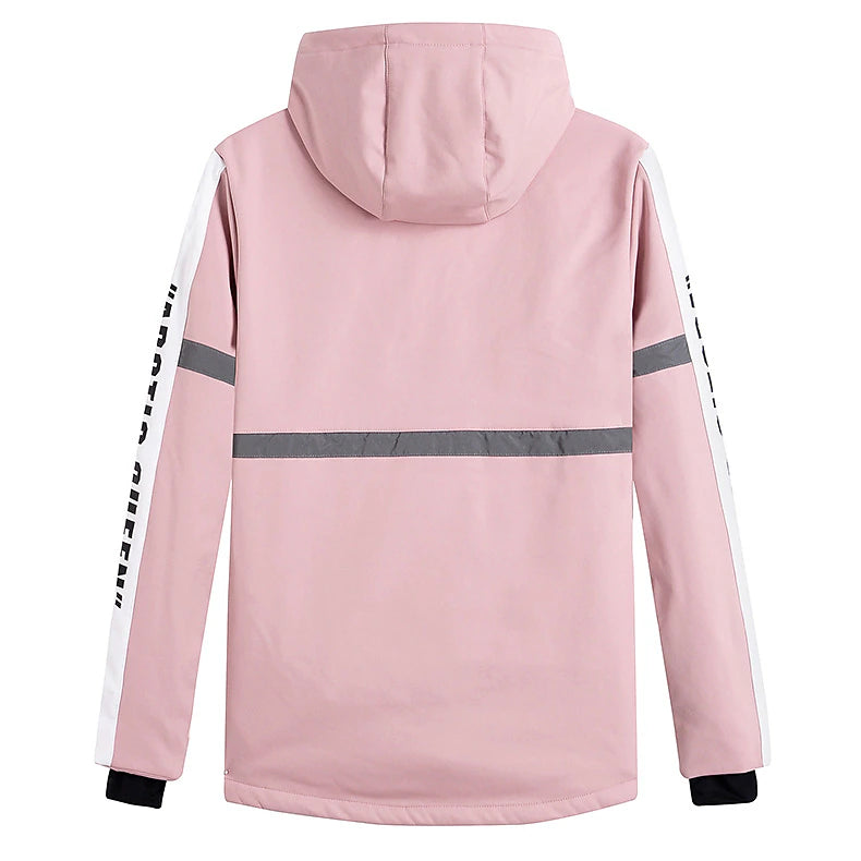 Men's Women's Hoodie Jacket Ski Jacket Outdoor Winter Thermal Warm Windproof Breathable Hooded Windbreaker Winter Jacket for Skiing Camping / Hiking Snowboarding Ski