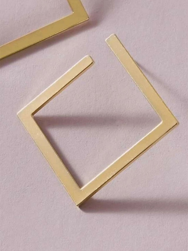 European fashion new style contracted personality temperament frigid wind earrings exaggerated niche design high-grade feeling diamond earrings - LuckyFash™