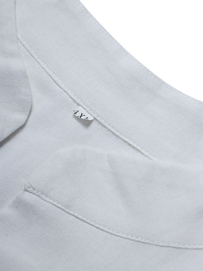 Women's Dress - Casual Dress Cotton Dress Shift Dress Maxi long Dress Cotton Casual Winter Dress Daily Holiday Split Neck Button Rolled Cuff Long Sleeve Spring Fall Winter 2023 Loose Fit Black White Yellow