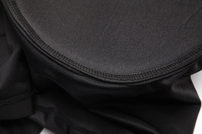 Women's Black Apricot Solid / Plain Color Elastic Waist Hip Lift Up Going out Undergarments Skinny M