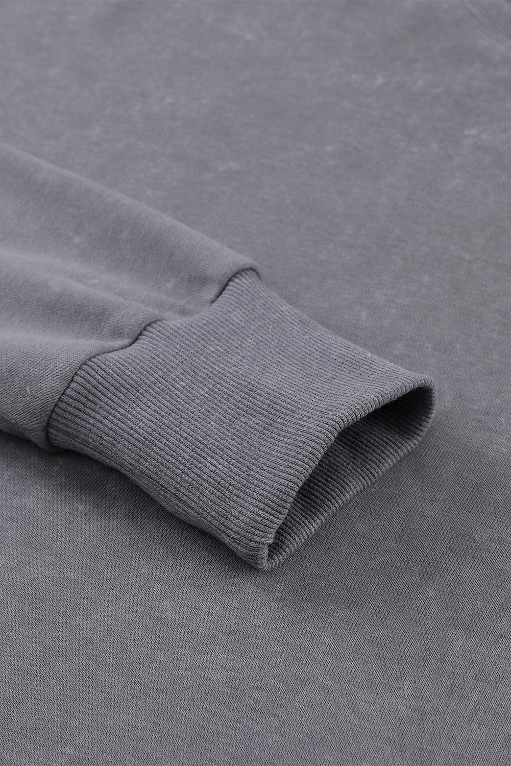 Oversized Crewneck Pullover Workout Long Sleeve Hoodie