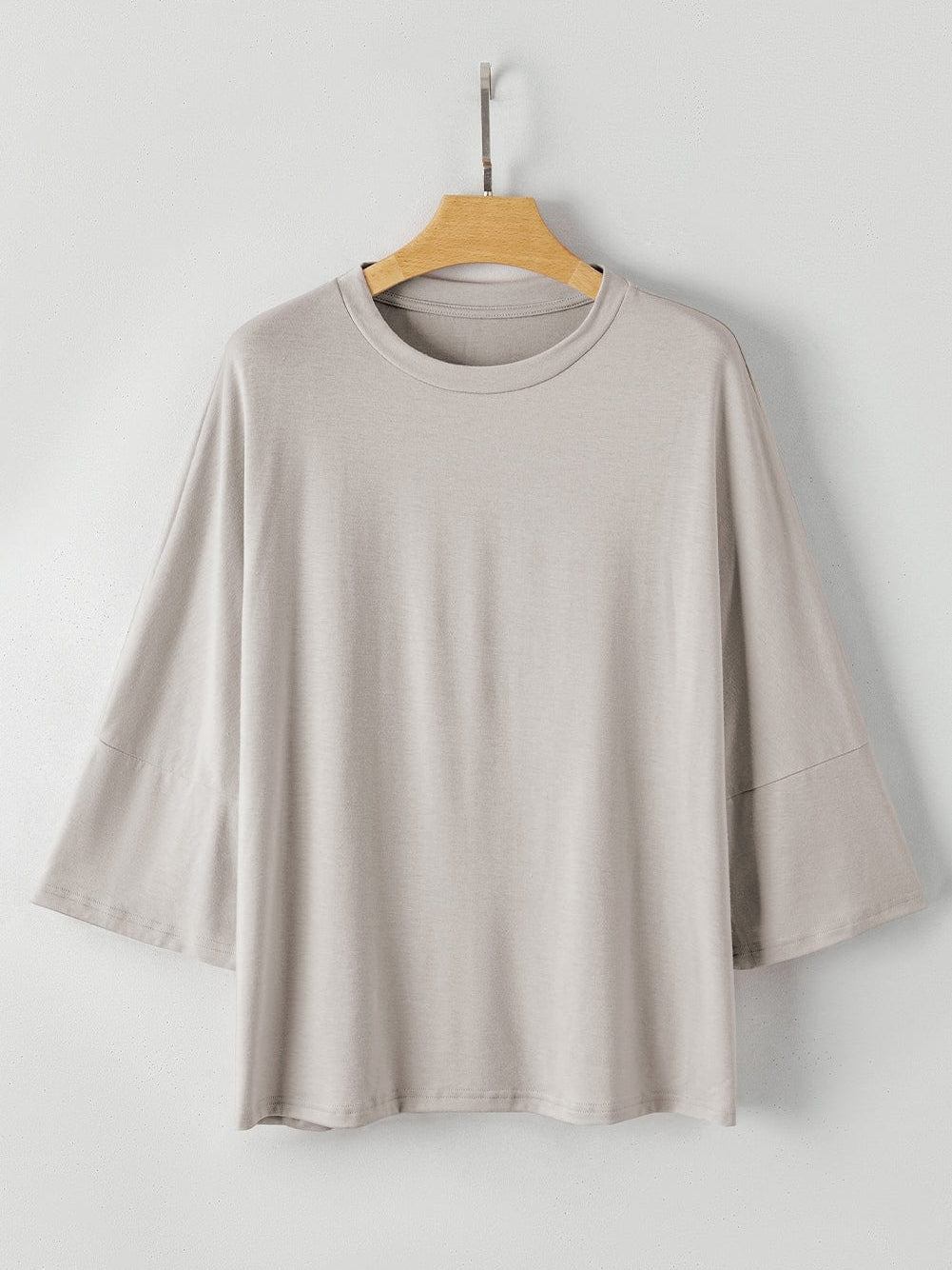 Oversized Heather Grey Relaxed Fit Tee