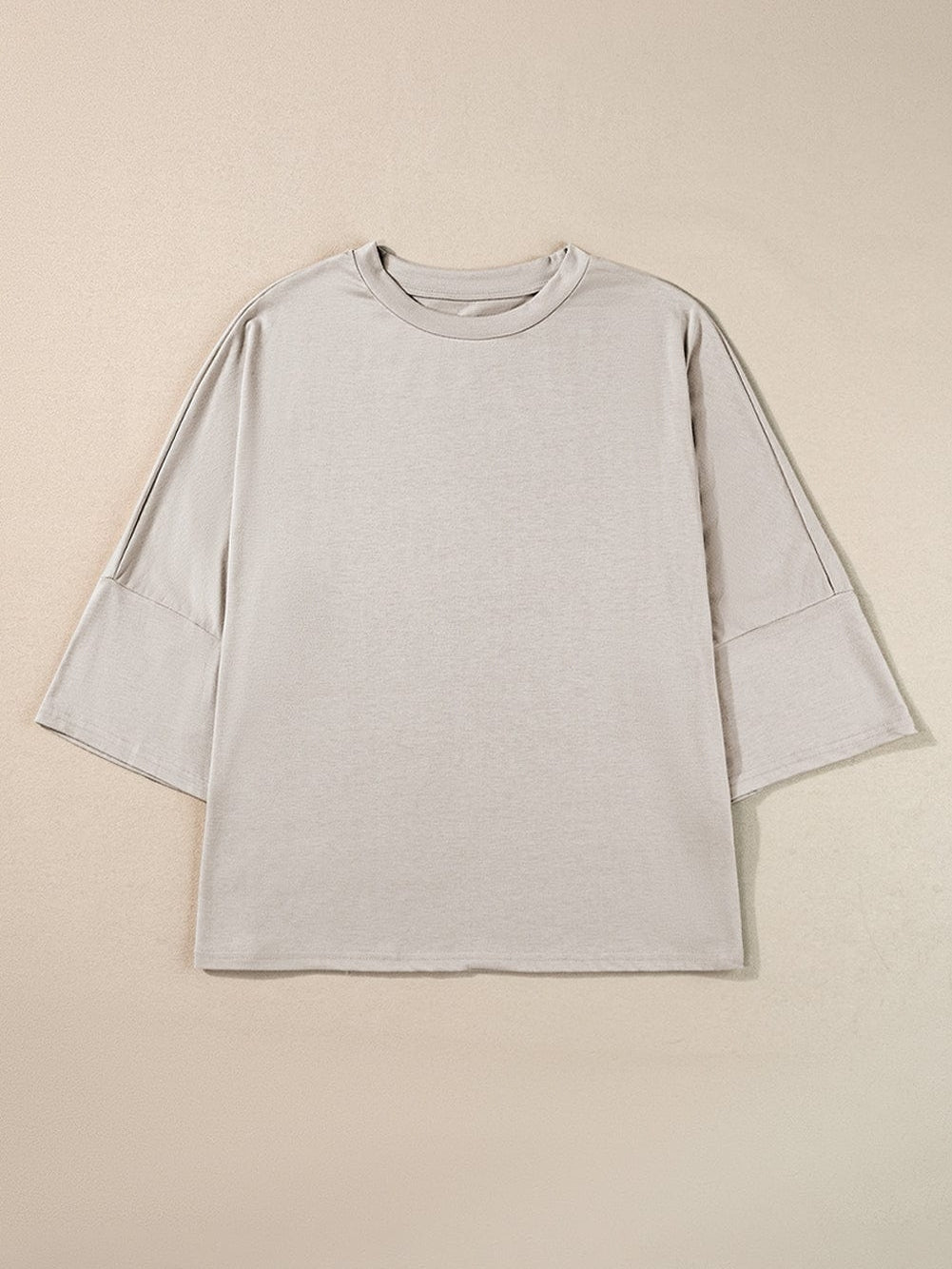Oversized Heather Grey Relaxed Fit Tee