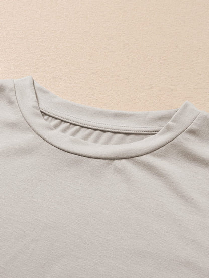 Oversized Heather Grey Relaxed Fit Tee