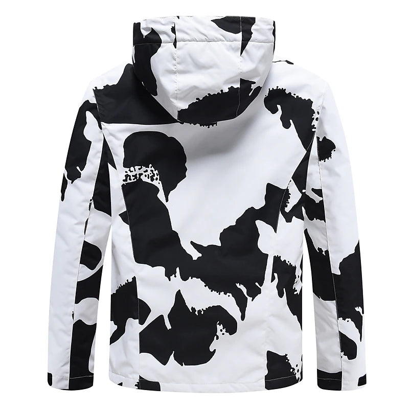 Men's Women's Hoodie Jacket Ski Jacket Outdoor Winter Thermal Warm Windproof Breathable Windbreaker Winter Jacket for Skiing Camping / Hiking Snowboarding Ski