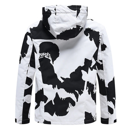 Men's Women's Hoodie Jacket Ski Jacket Outdoor Winter Thermal Warm Windproof Breathable Windbreaker Winter Jacket for Skiing Camping / Hiking Snowboarding Ski