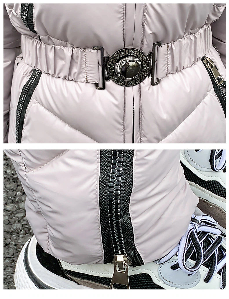 Women's Jumpsuit Ski Suit Outdoor Winter Thermal Warm Windproof Hooded Windbreaker Snow Suit for Skiing Camping / Hiking Snowboarding Ski