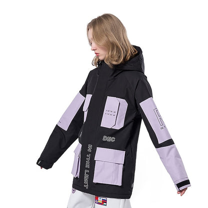 Men's Women's Ski Jacket Outdoor Winter Thermal Warm Reflective Waterproof Windproof Jacket for Snowboarding Ski Winter Sports