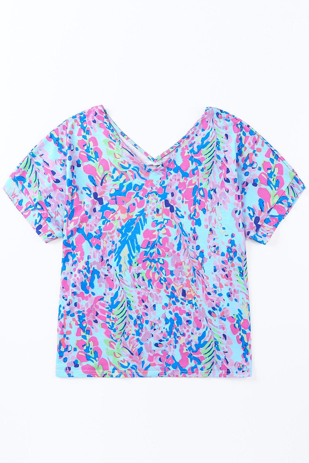 Painted Blossom Flowy Tee