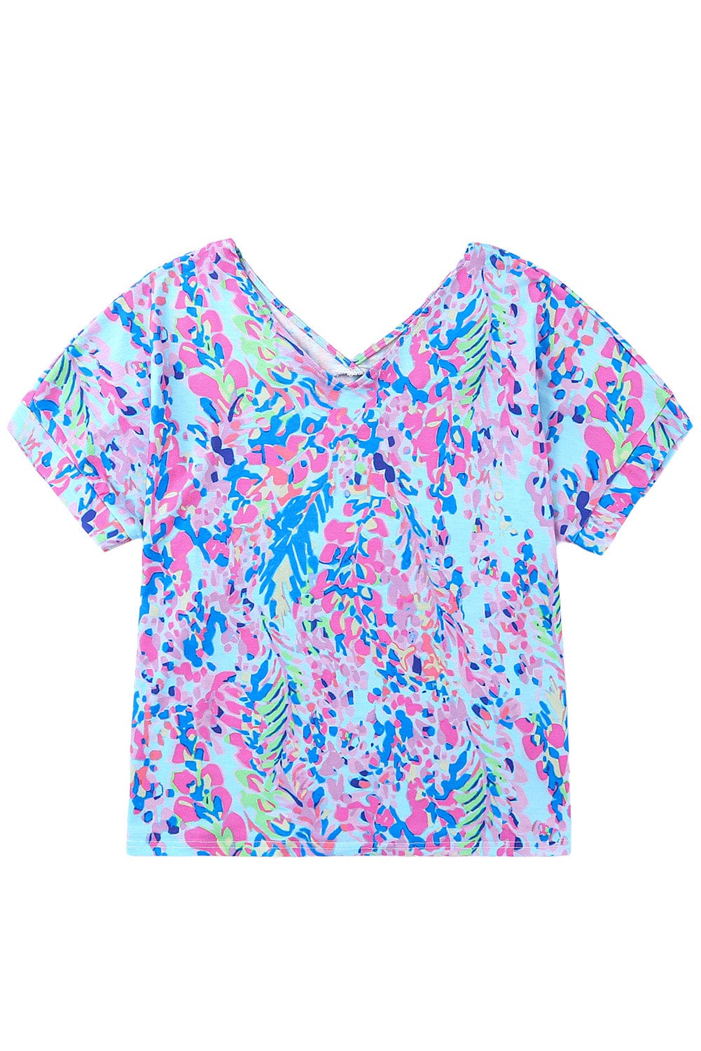 Painted Blossom Flowy Tee