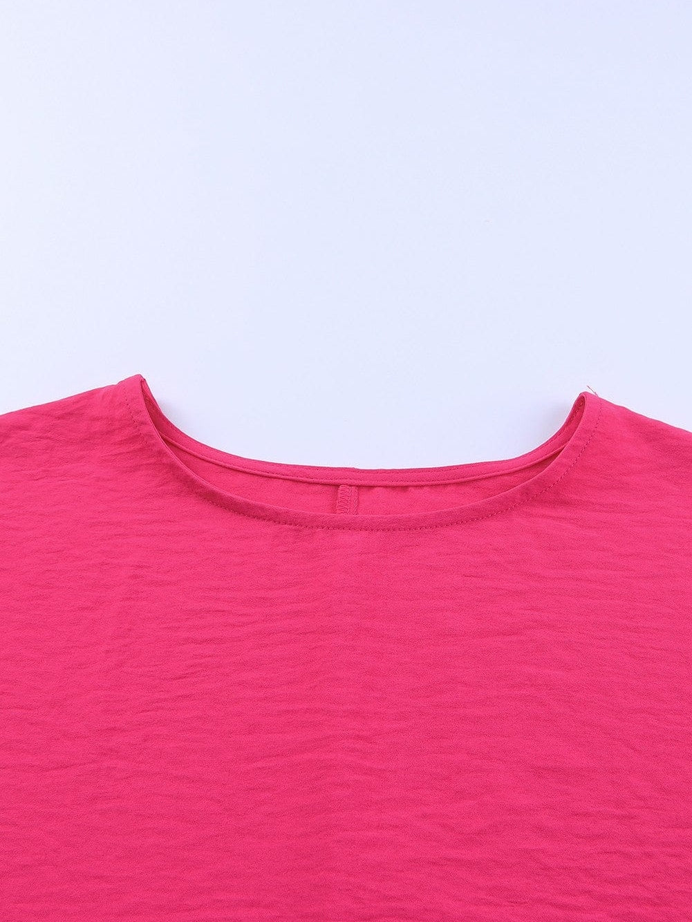 Petite Pink Smocked Sleeve Blouse