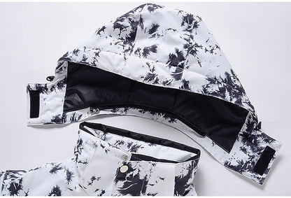 Men's Women's Hoodie Jacket Ski Jacket Outdoor Winter Thermal Warm Waterproof Windproof Breathable Detachable Hood Windbreaker Winter Jacket for Skiing Camping / Hiking Snowboarding Ski